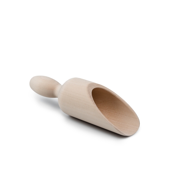 Drevená lopatka na múku z lipového dreva